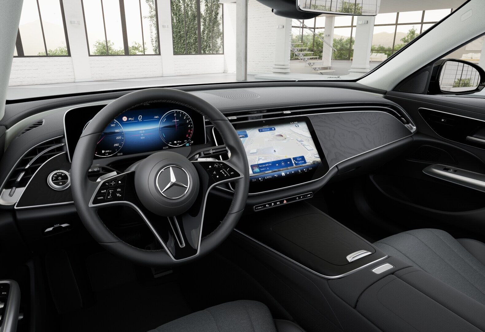 Lease wagen interieur