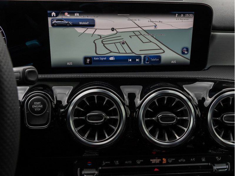 Lease wagen interieur