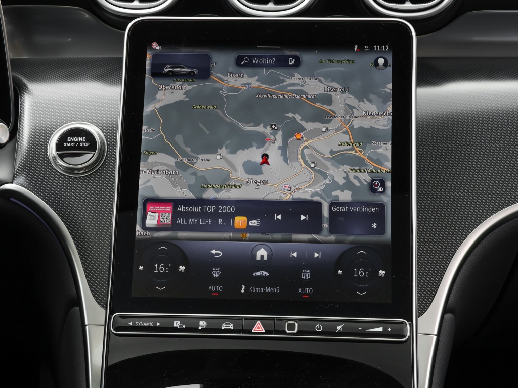 Lease wagen interieur