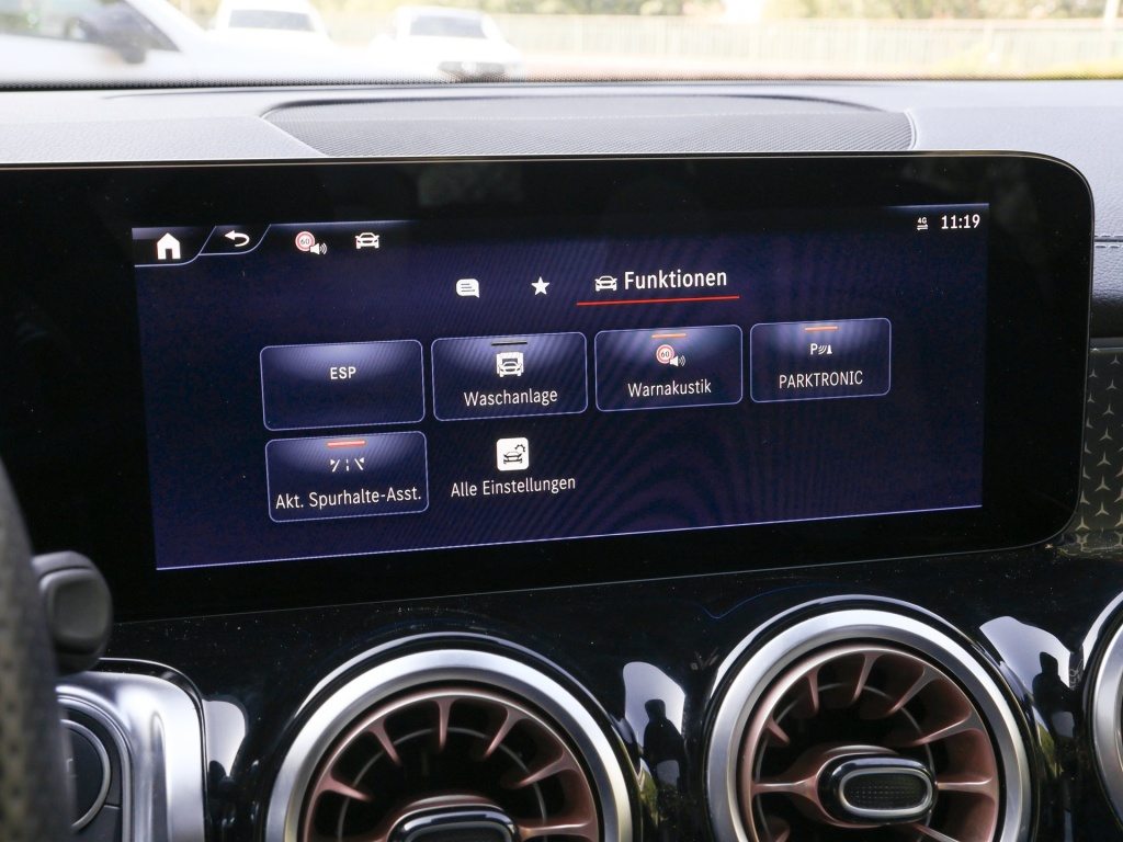 Lease wagen interieur