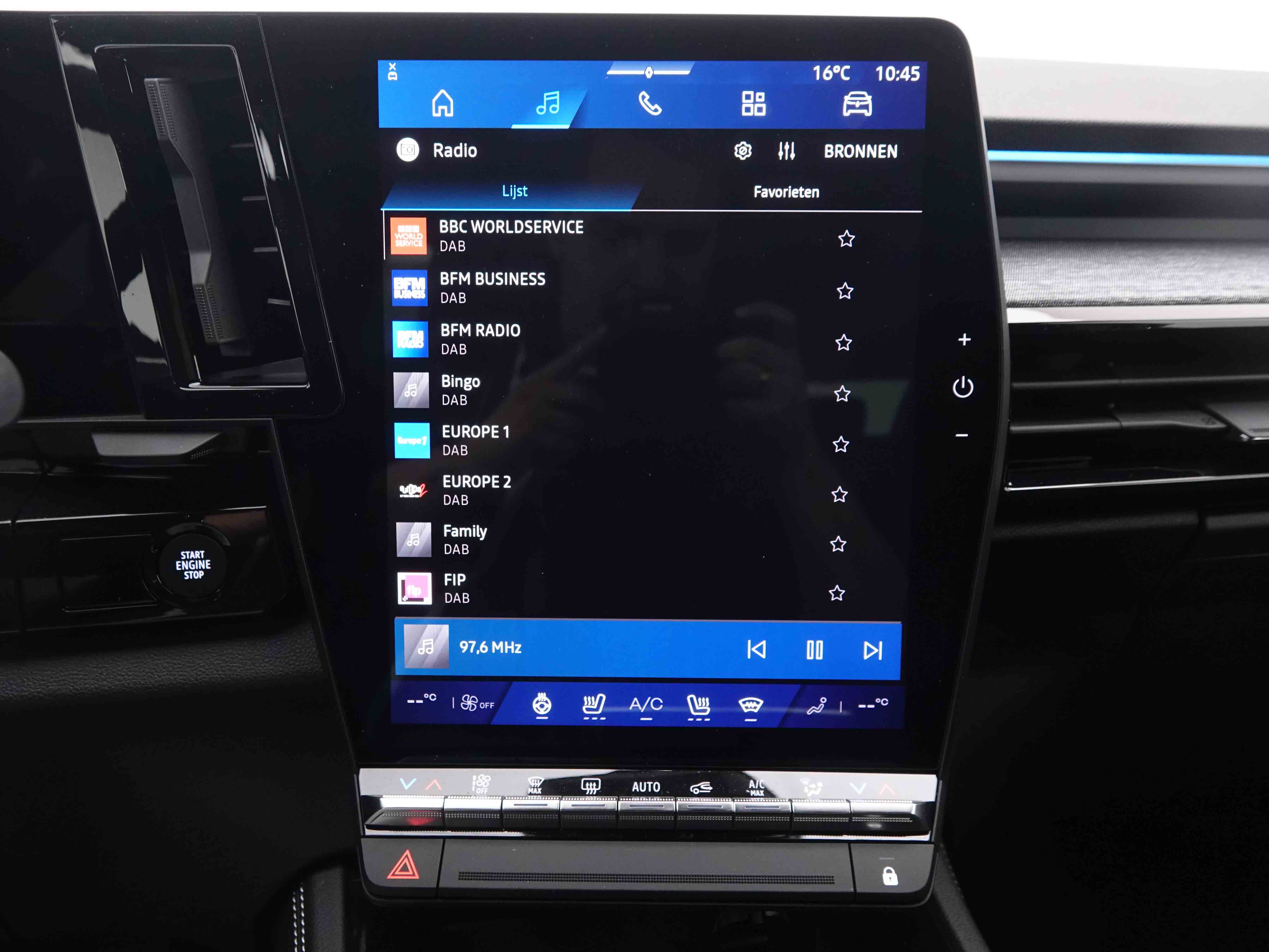 Véhicule de leasing intérieure