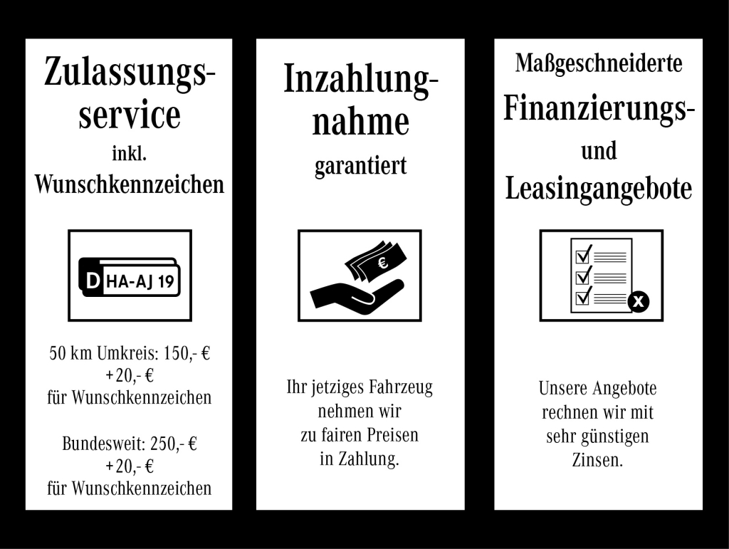 Lease wagen interieur