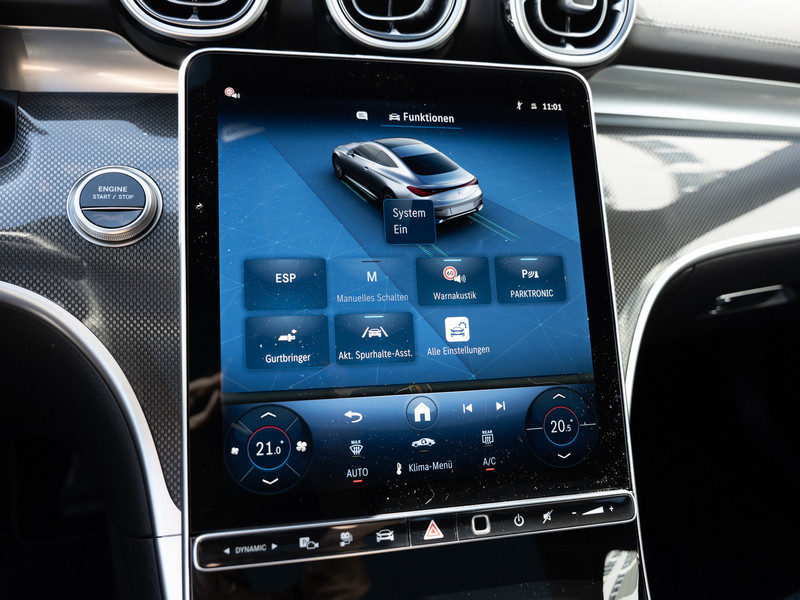 Lease wagen interieur