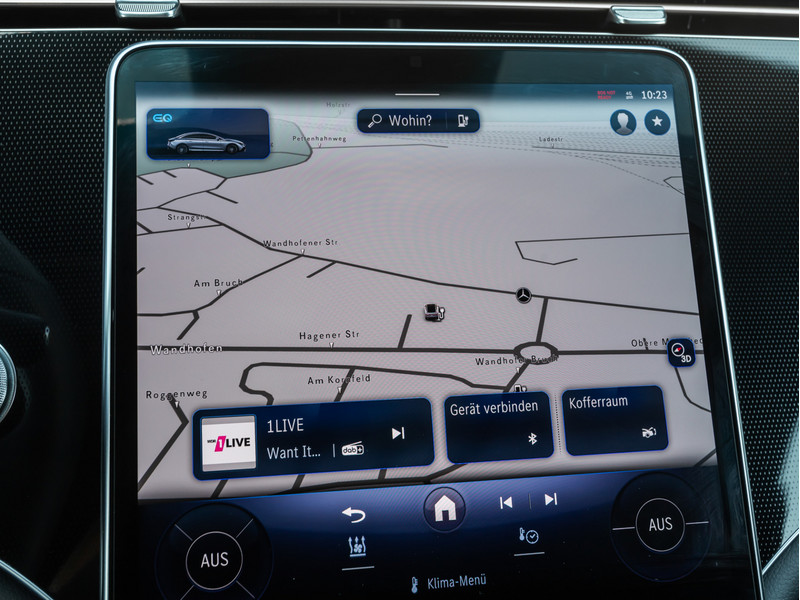 Lease wagen interieur