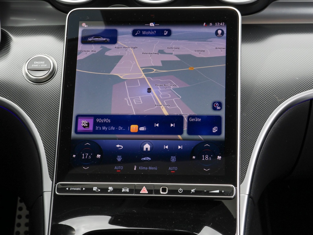 Lease wagen interieur