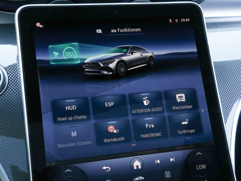 Lease wagen interieur