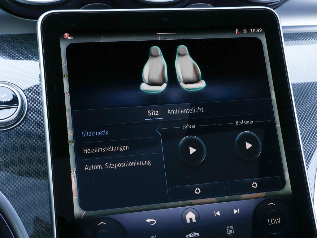 Lease wagen interieur
