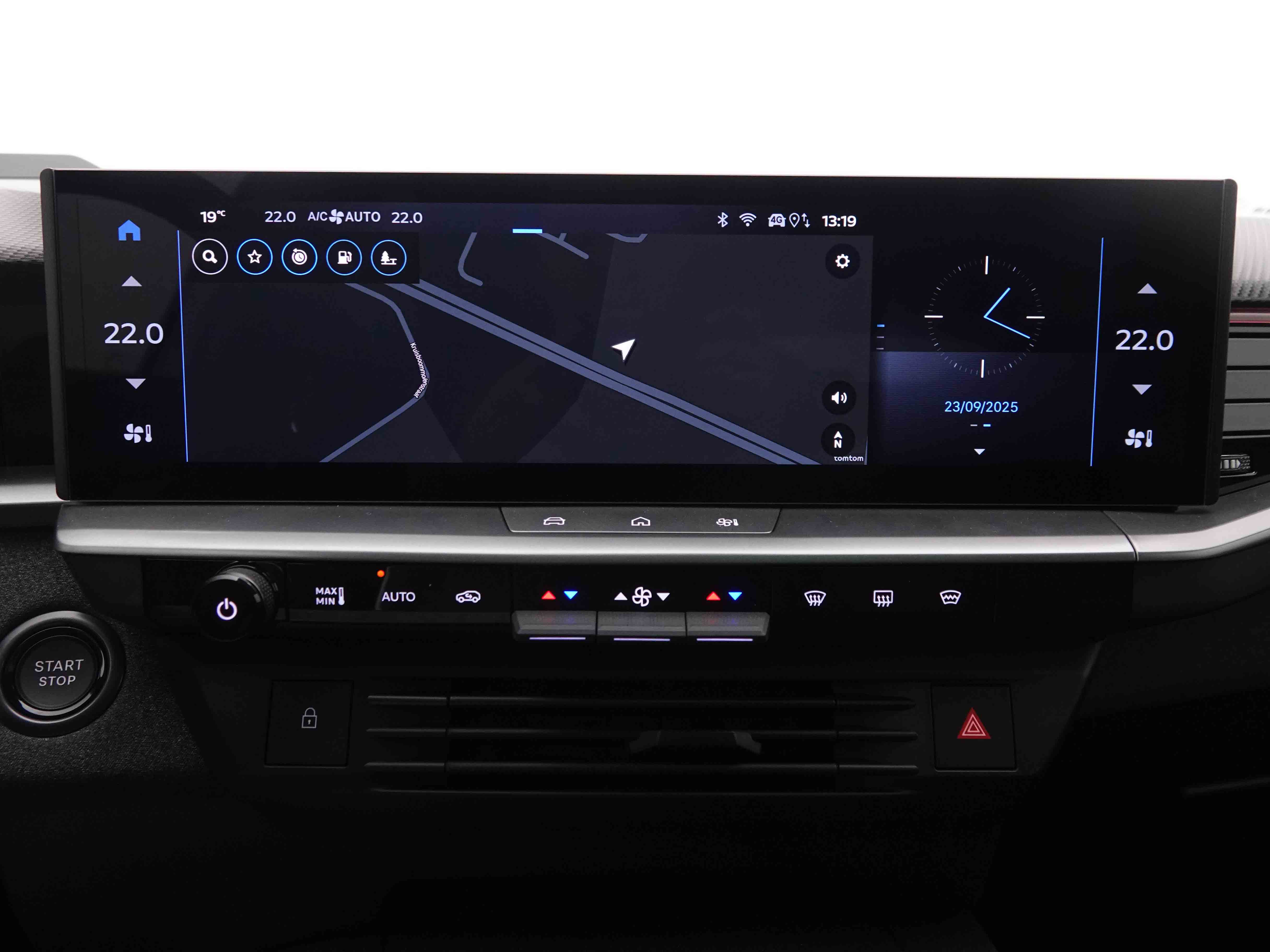 Lease wagen interieur