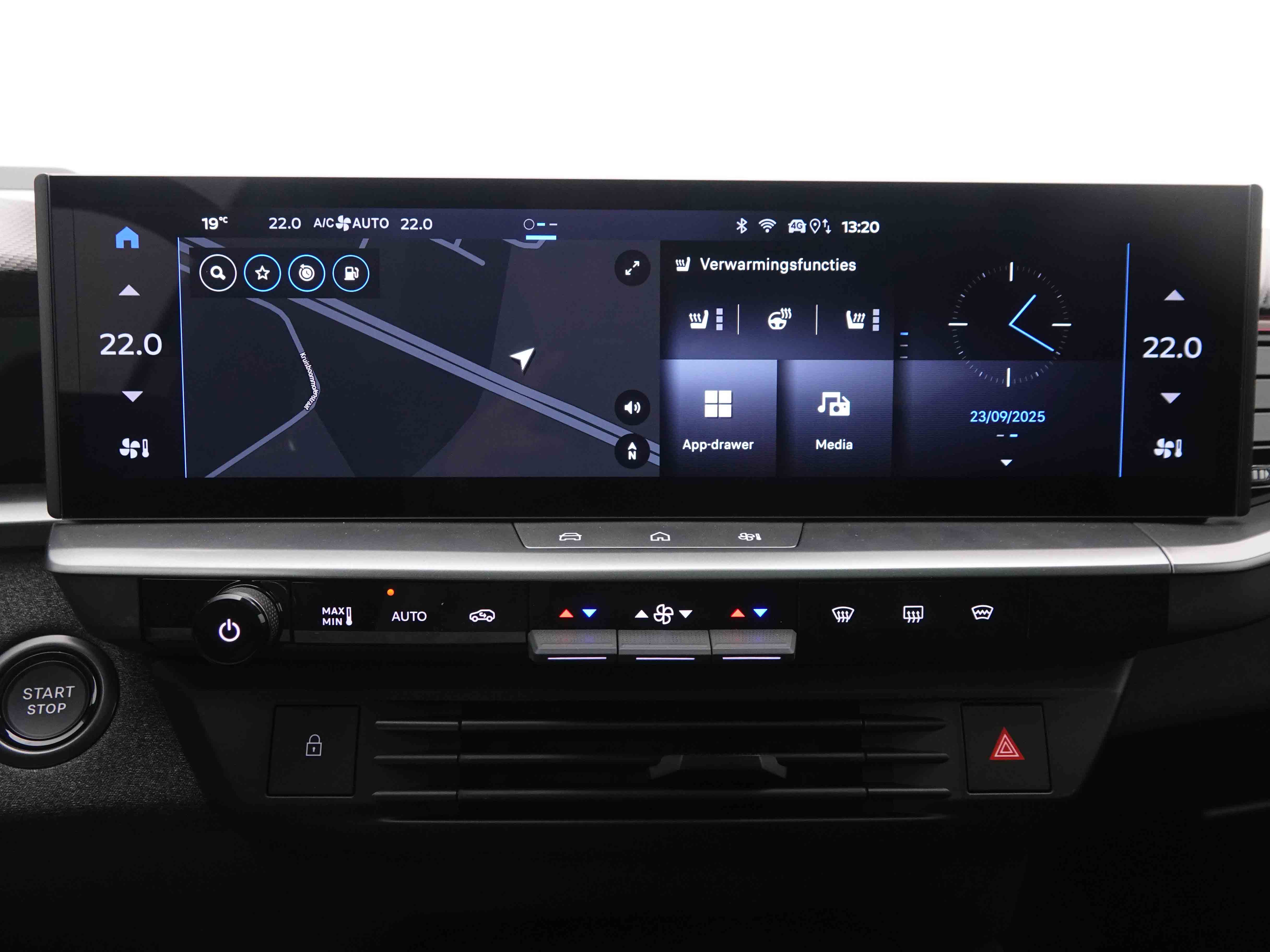 Lease wagen interieur