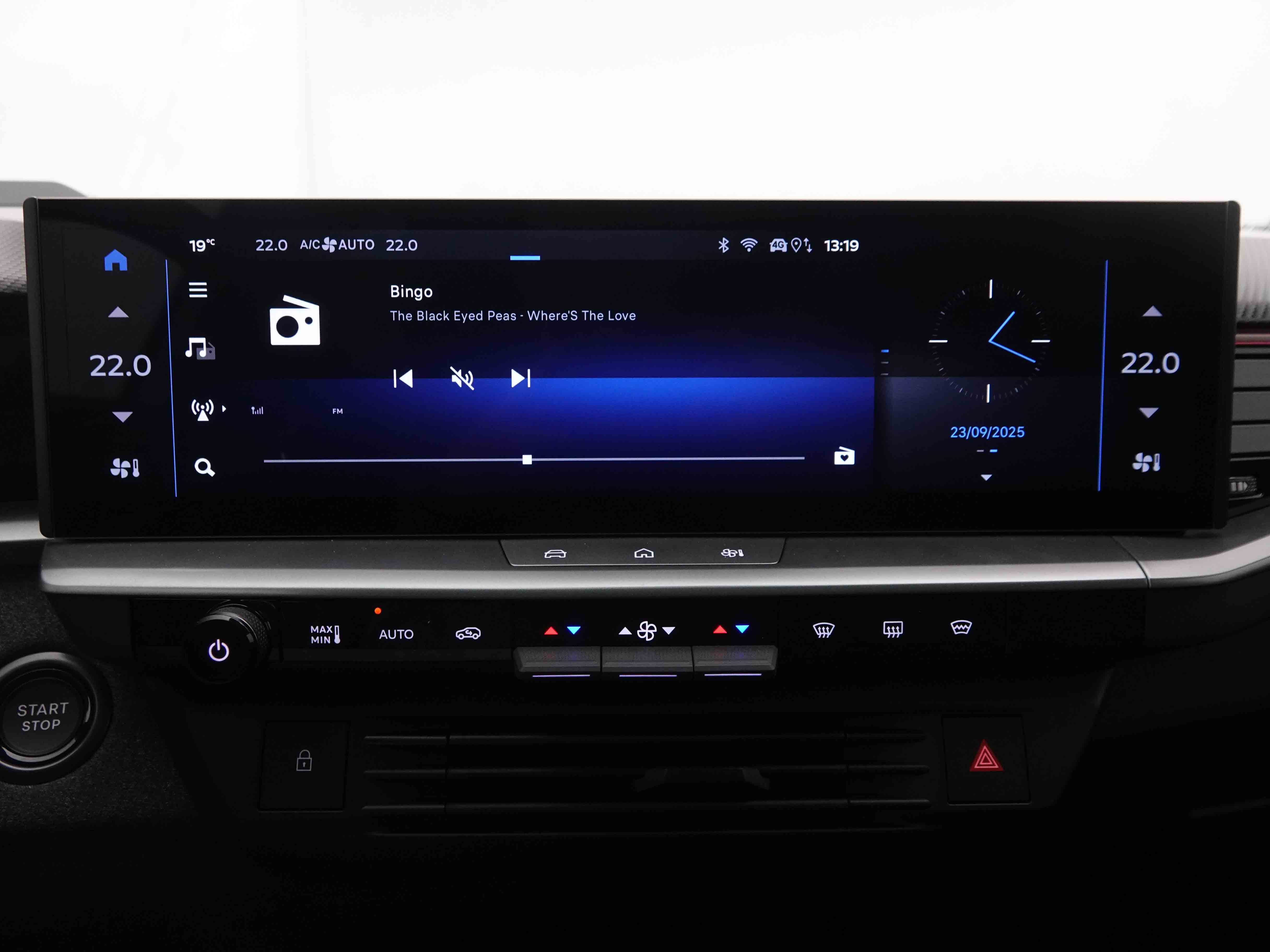 Lease wagen interieur