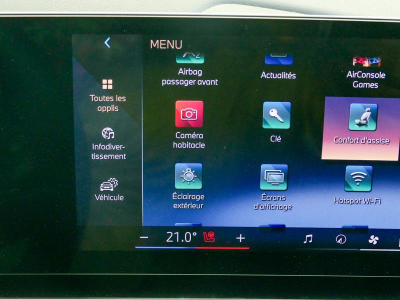 Lease wagen interieur